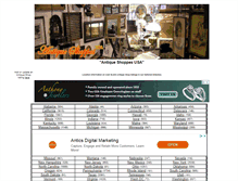 Tablet Screenshot of antiqueshoppesusa.com